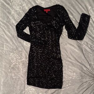 WOW Couture Black Sequin Mini Dress